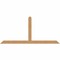 Ekena Millwork Portland Timber Gable Bracket, Western Red Cedar, 108"W x 49"H x 5 1/2"D x 5 1/2"F, 11/12 Pitch GBW108X49X0606POR00SWR - alternate 1